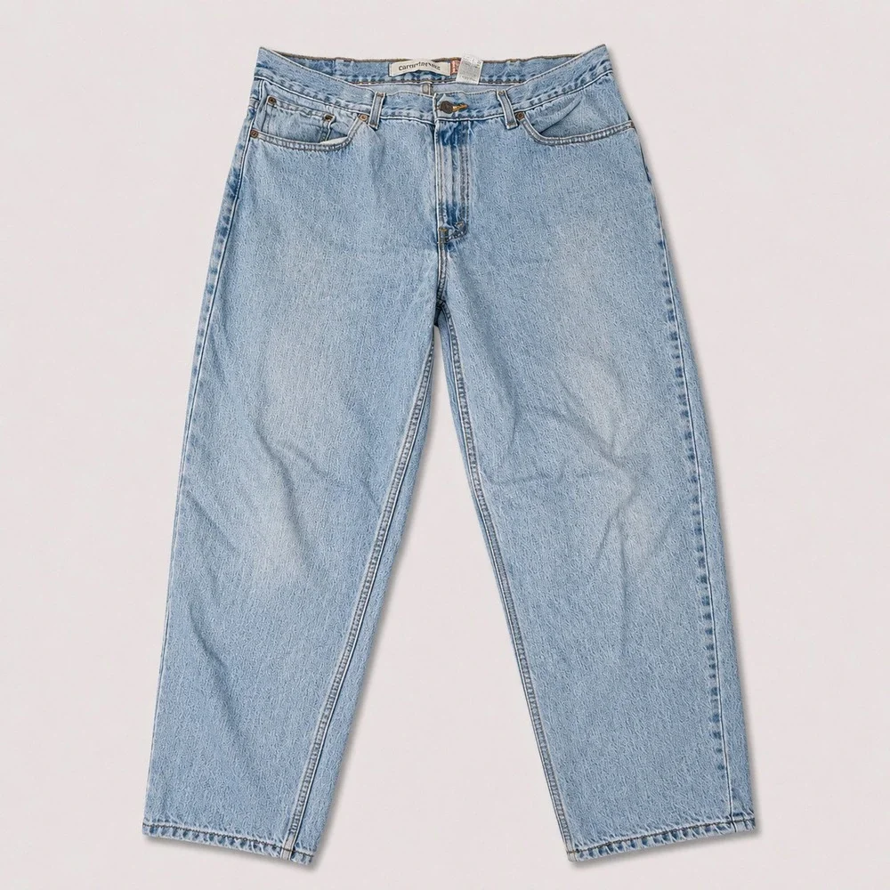 Vintage Levi's 560 Comfort Fit Mens 38x32 Light Wash Loose Denim Jeans